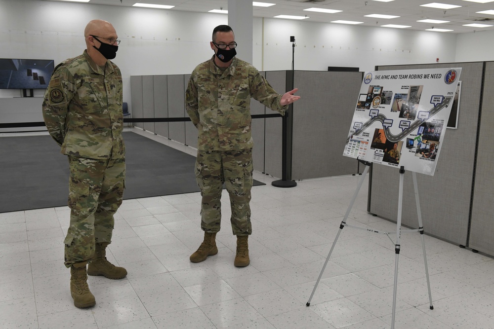 AFMC Commander visits Robins AFB