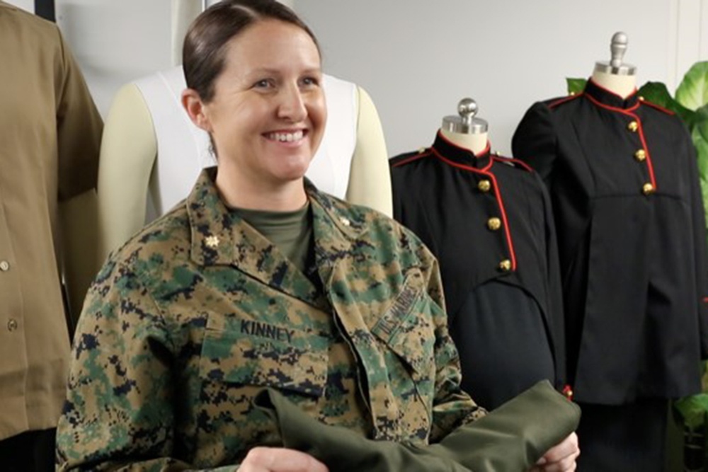 New Marine Corps maternity uniforms: designed by women, for women