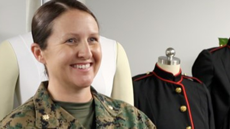New Marine Corps maternity uniforms: designed by women, for women