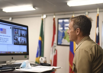 Commander of U.S. Naval Forces Southern Command/U.S. 4th Fleet, hosted delegates from the Chilean Navy (Armada de Chile) for the 25th annual Maritime Staff Talks (MST)