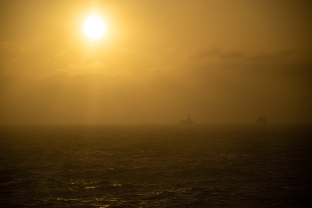 USS Portland (LPD 27) Replenishment-At-Sea