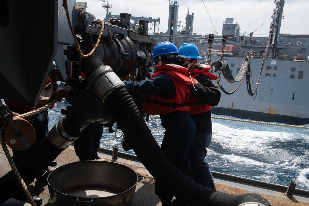 USS Portland (LPD 27) Replenishment-At-Sea