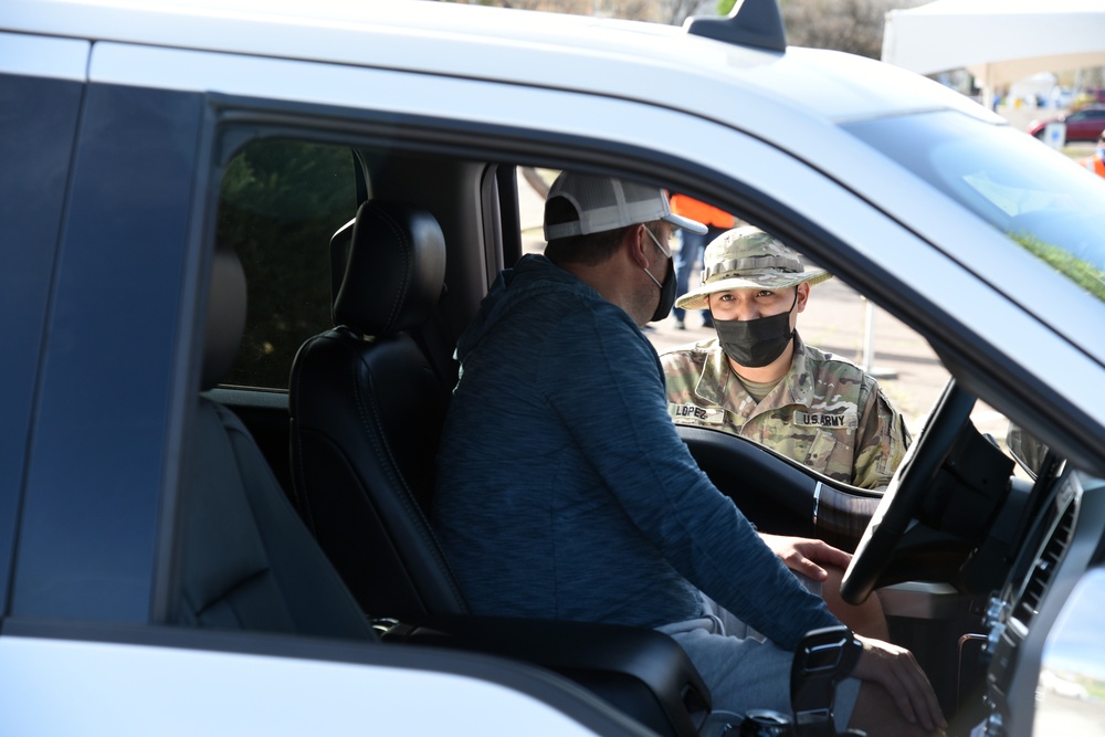 AZNG assists at vaccination site on the Yavapai-Apache Nation