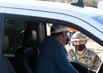 AZNG assists at vaccination site on the Yavapai-Apache Nation