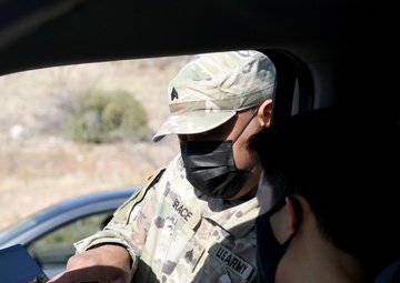 AZNG assists at vaccination site on the Yavapai-Apache Nation