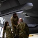 356th AMU Airmen load ammo on F-35s