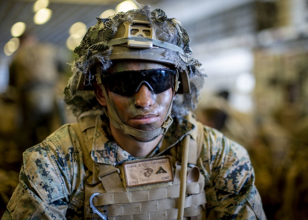 Bravo Company Stage Aboard USS Essex