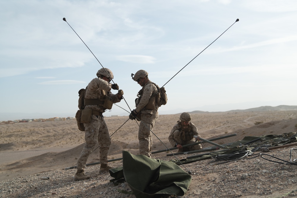 Marines call for fire during ITX