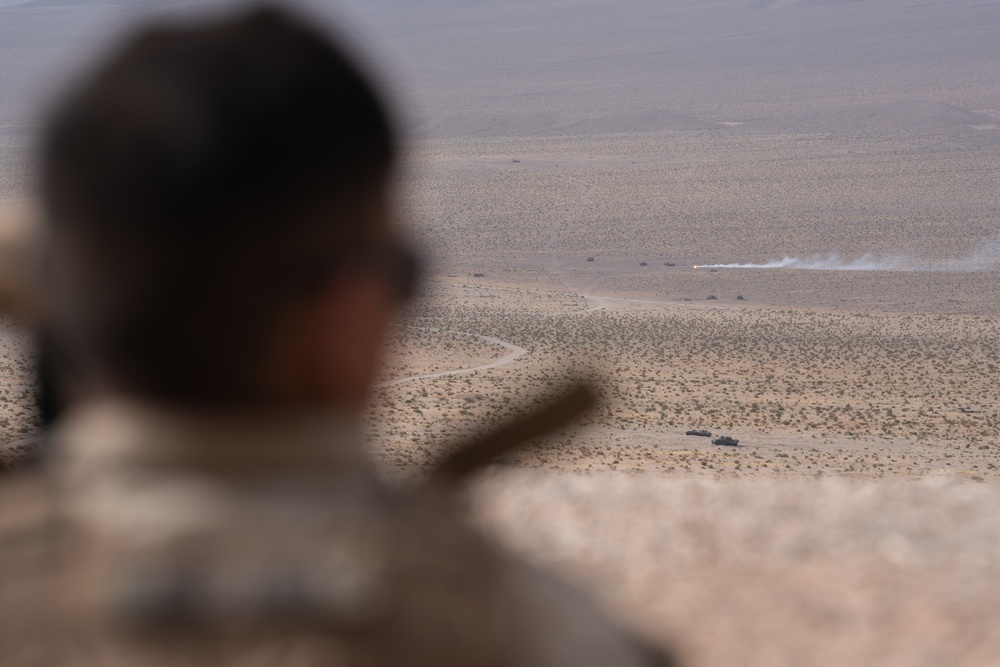 Marines call for fire during ITX