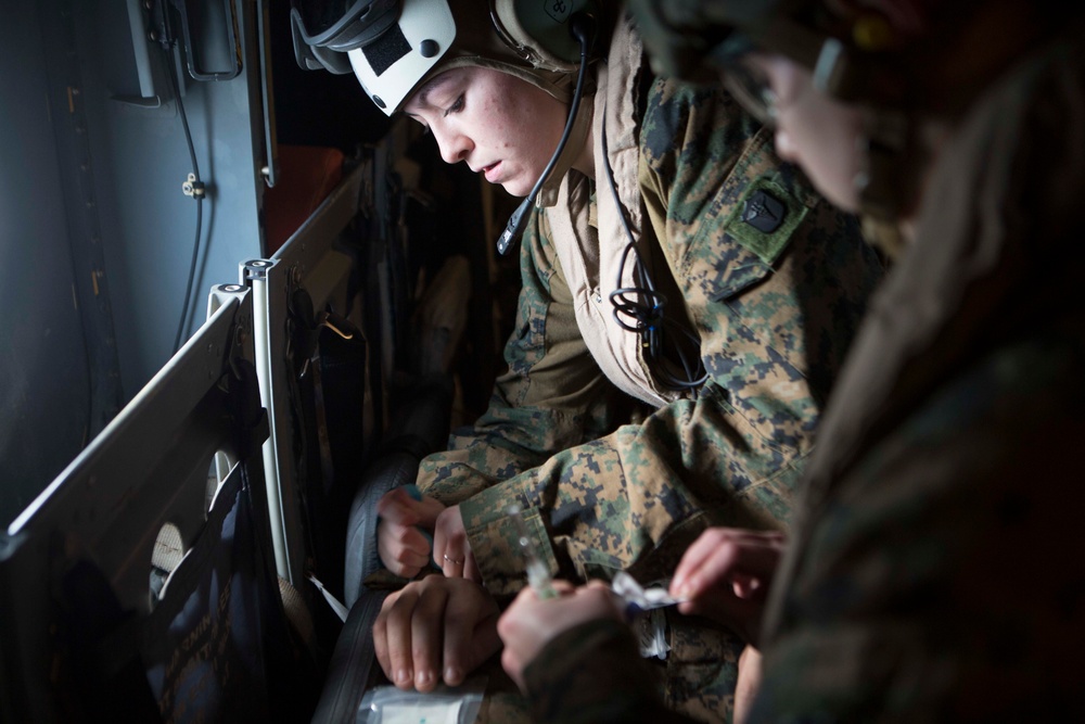 24th MEU Conducts En Route Care Training