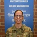 U.S. Air Force Capt. Casey Lynch talks about her role at the Detroit Community Vaccination Center