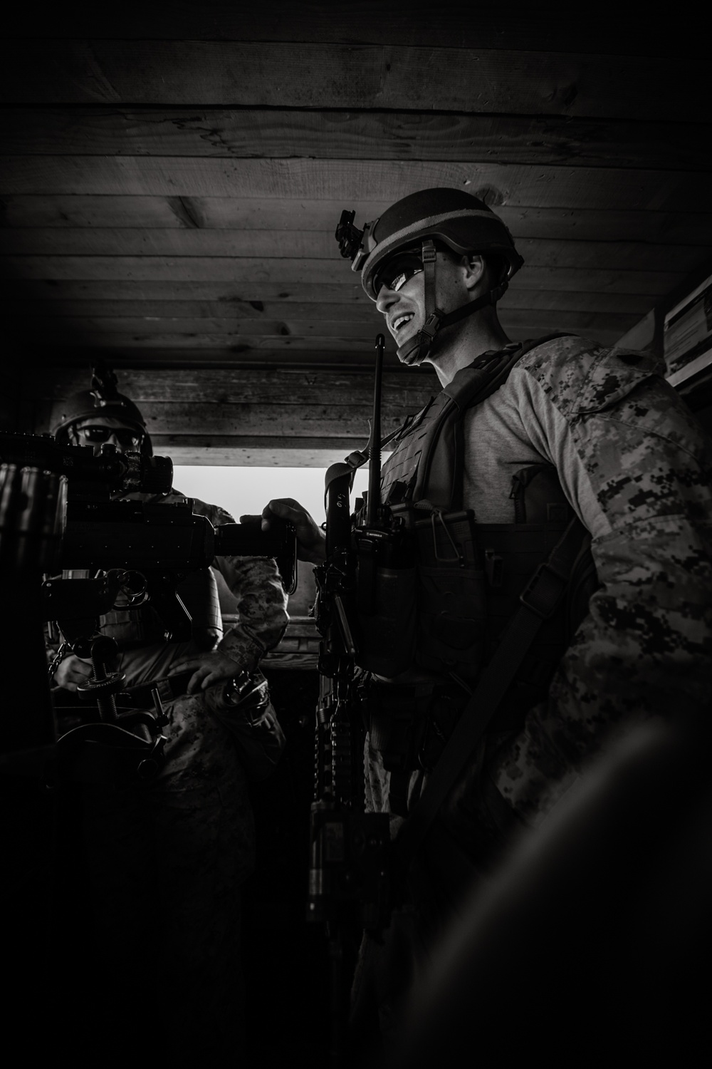 Marines Stand Post in Iraq