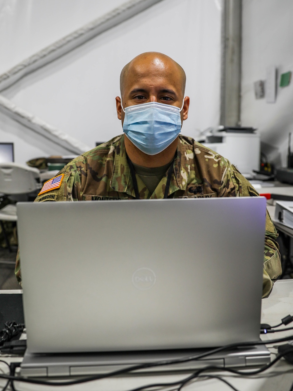 101st Soldiers continue to support FEMA at the United Center COVID-19 Community Vaccination Center, Chicago.