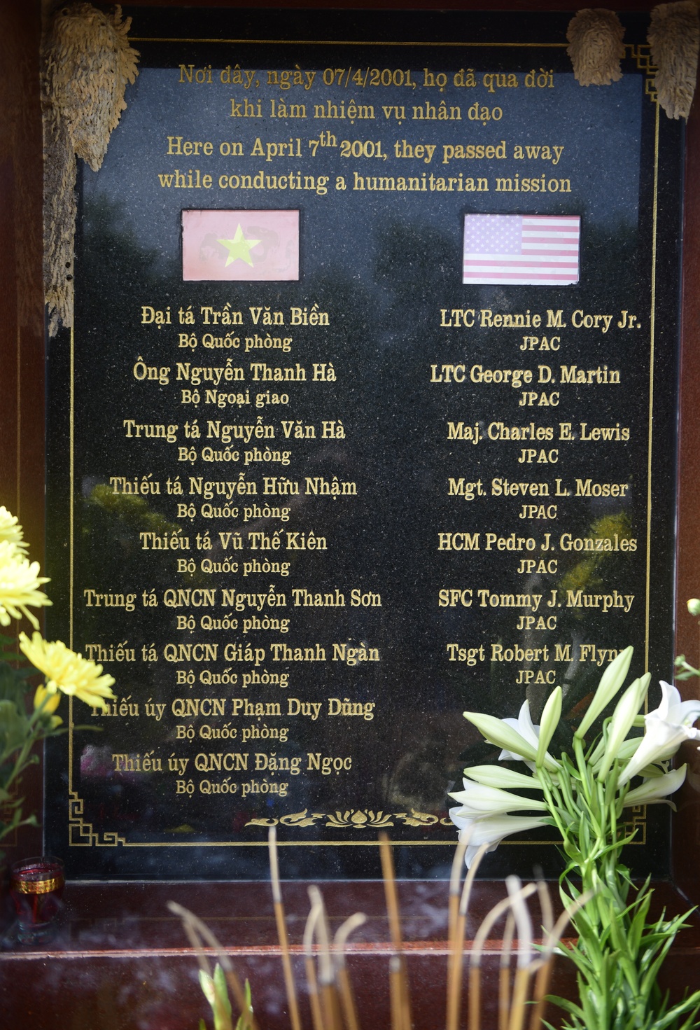 DVIDS - Images - DPAA Remembers Fallen Comrades on 20th Anniversary of MI-17  Helicopter Crash [Image 1 of 19]