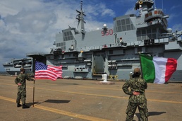 ITS Cavour Returns to Naval Station Norfolk