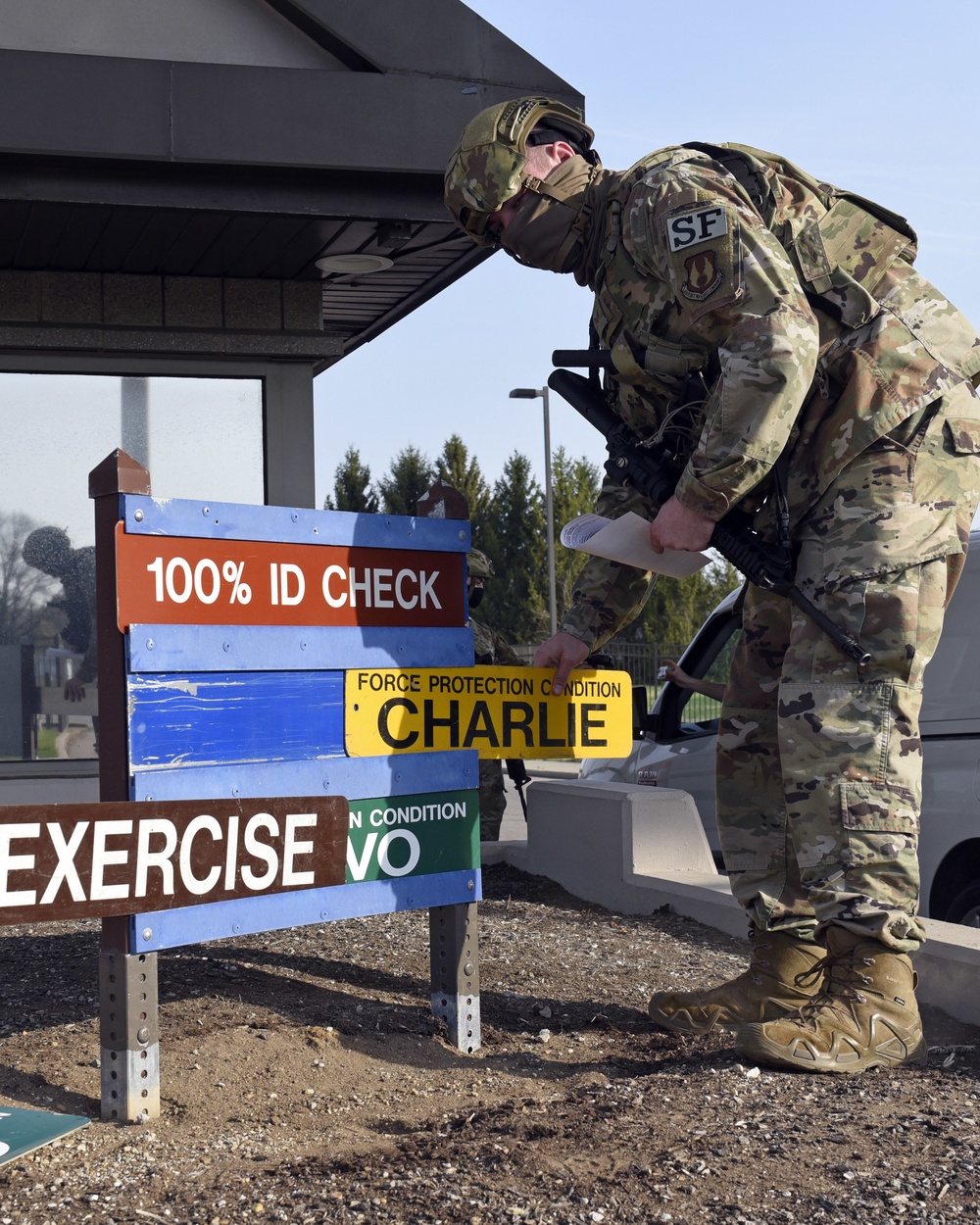 Force Protection Condition Exercise at Wright-Patterson