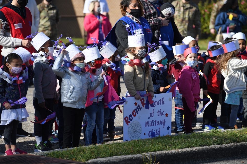 Dragons celebrate Month of the Military Child with parade