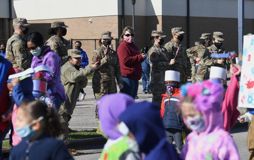 Dragons celebrate Month of the Military Child with parade