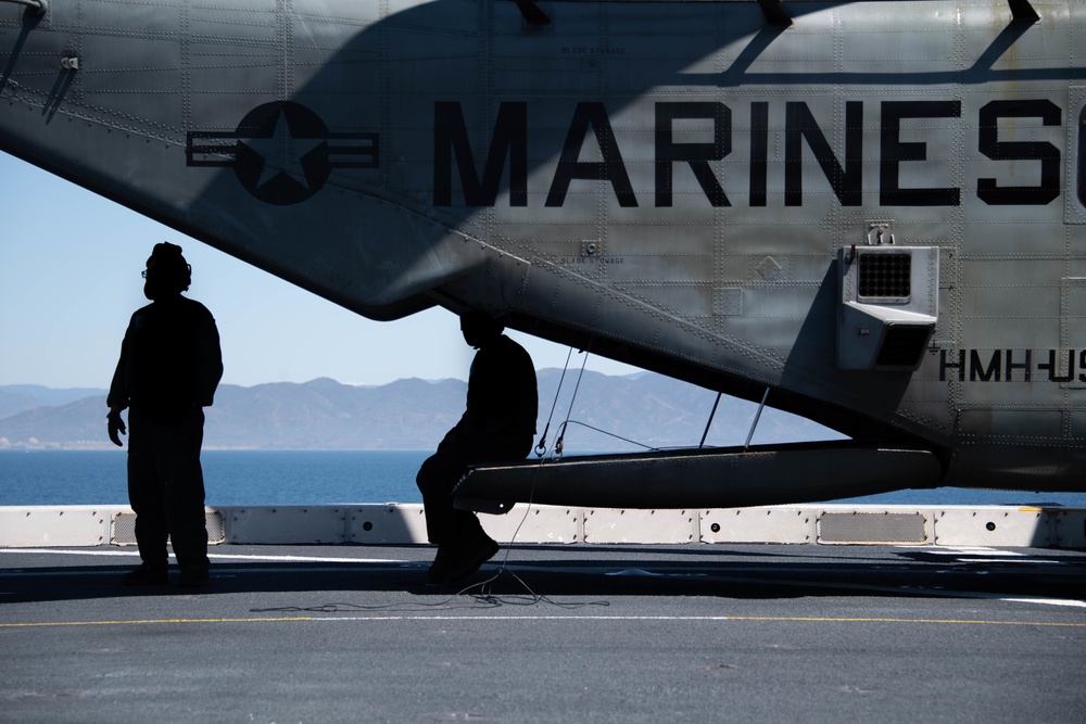 USS Portland (LPD 27) Flight Operations