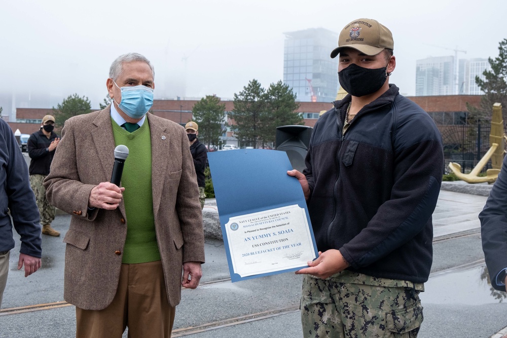 Navy League of the United States Awards USS Constitution Sailors