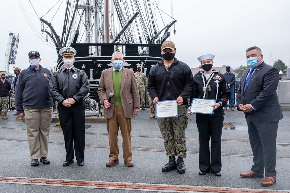 Navy League of the United States Awards USS Constitution Sailors