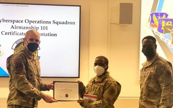 Airman 1st Class Kareem Henley graduates from Airmanship 101