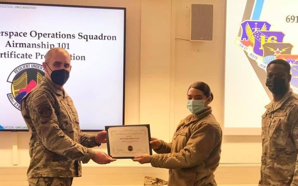 Senior Airman Sophia Matos-Cruz graduates from Airmanship 101