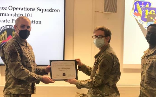 Senior Airman Zachary Wheaton graduates from Airmanship 101