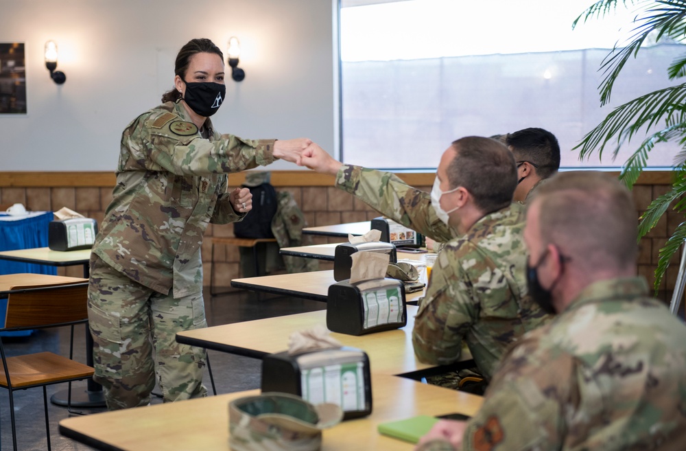 Mentorship, diversity in focus during 19th AF leadership visit