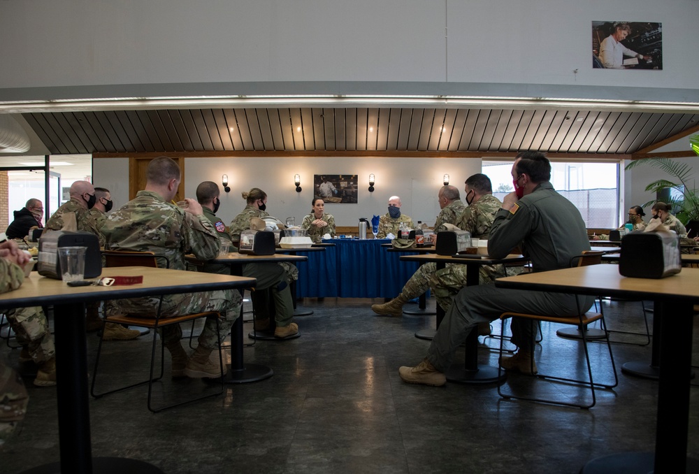 Mentorship, diversity in focus during 19th AF leadership visit