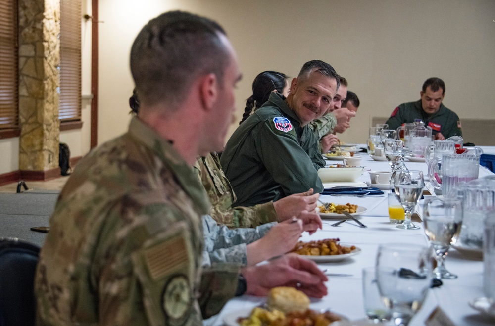 Mentorship, diversity in focus during 19th AF leadership visit