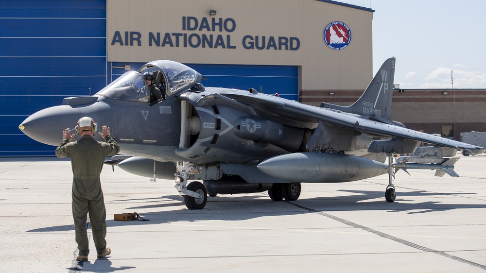 Marine Attack Squadron 223 Lands For Training in Idaho