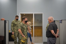 Naval Base San Diego Commanding Officer Visits Base's New ID Issuing Facility