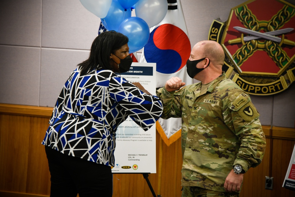 USAG Humphreys proclaims Child Abuse Prevention Month