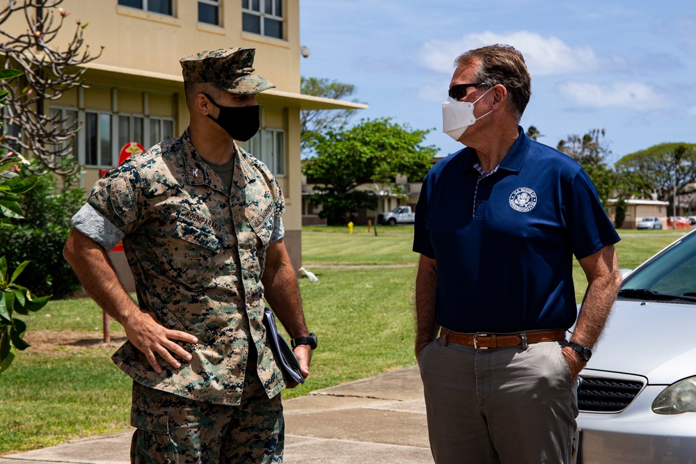 Congressman Edward Case visits MCBH