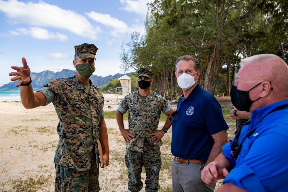 Congressman Edward Case visits MCBH