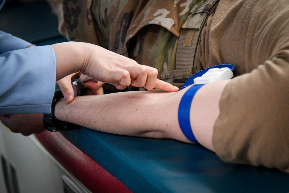 Korean National Red Cross blood drive at Humphreys
