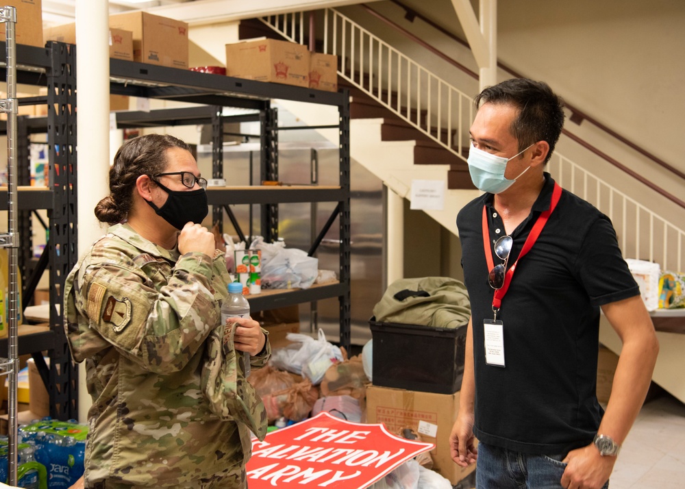 AFSA Chapter 1560 donates to The Salvation Army Guam Corps