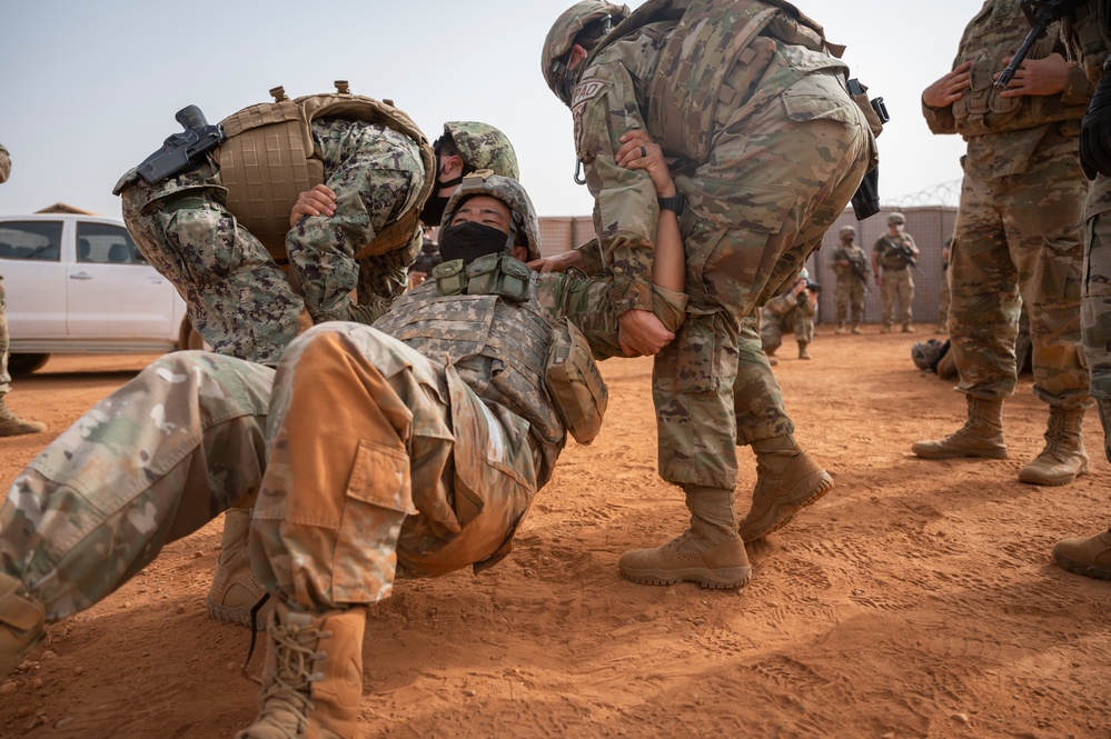U.S. Africa Command forces conduct training with partner forces in Gao, Mali