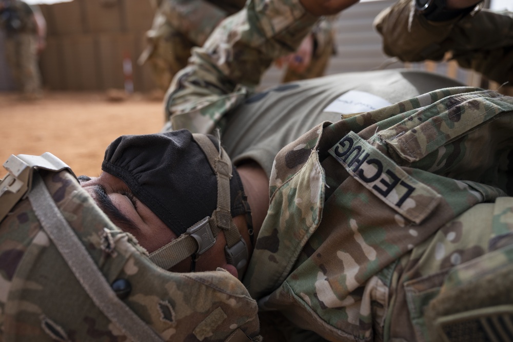 U.S. Africa Command forces conduct training with partner forces in Gao, Mali