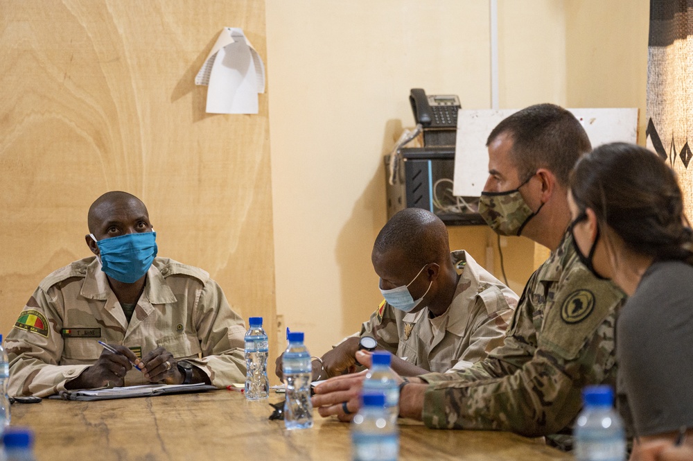 U.S. Africa Command forces conduct training with partner forces in Gao, Mali
