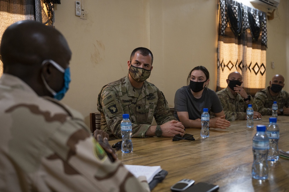 U.S. Africa Command forces conduct training with partner forces in Gao, Mali