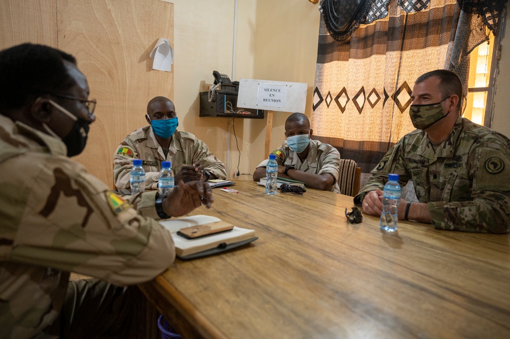 U.S. Africa Command forces conduct training with partner forces in Gao, Mali