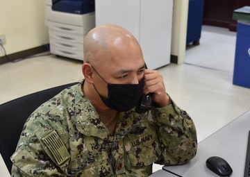 U.S. Navy Reservists take the Watch at Expeditionary Strike Group 7