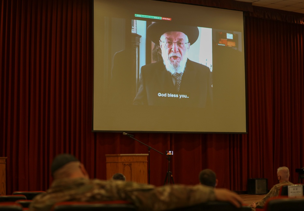 Area Support Group - Kuwait holds Holocaust Remembrance event