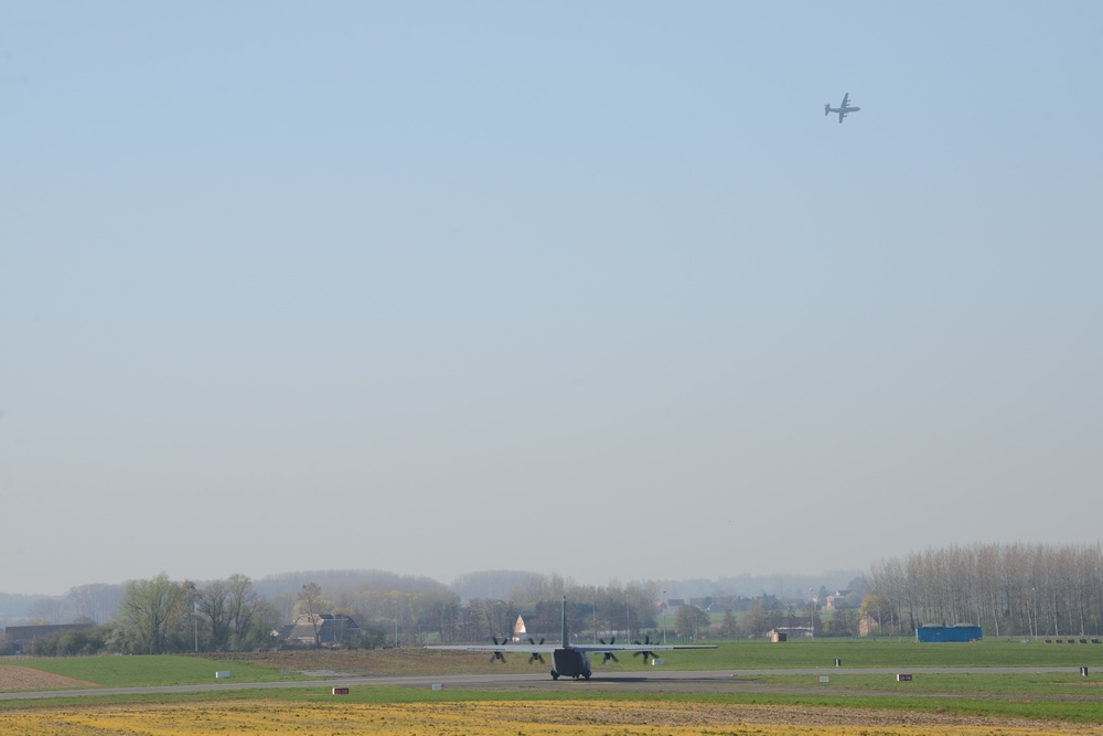 86th Airlift Wing Landing Zone operations on Chièvres Air Base