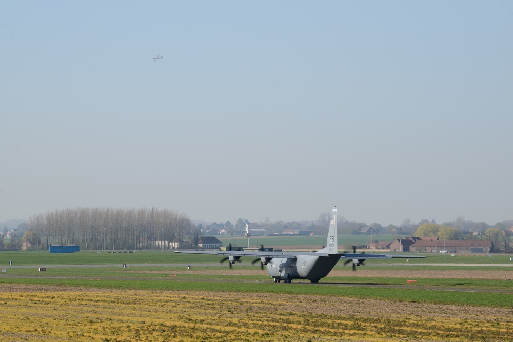 86th Airlift Wing Landing Zone operations on Chièvres Air Base