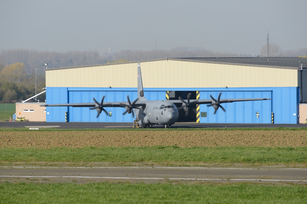 86th Airlift Wing Landing Zone operations on Chièvres Air Base