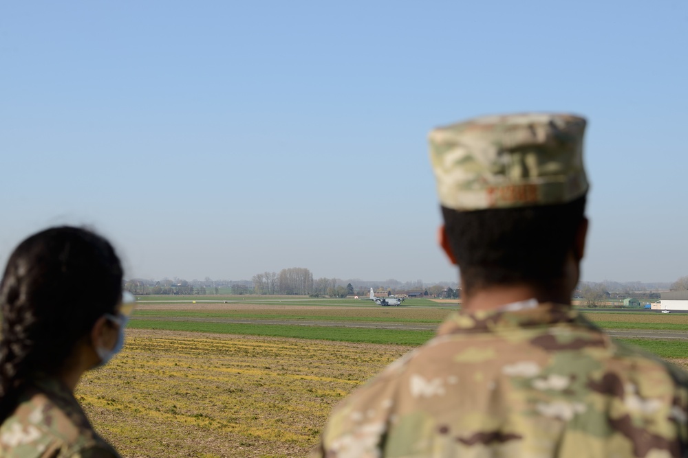 86th Airlift Wing Landing Zone operations on Chièvres Air Base