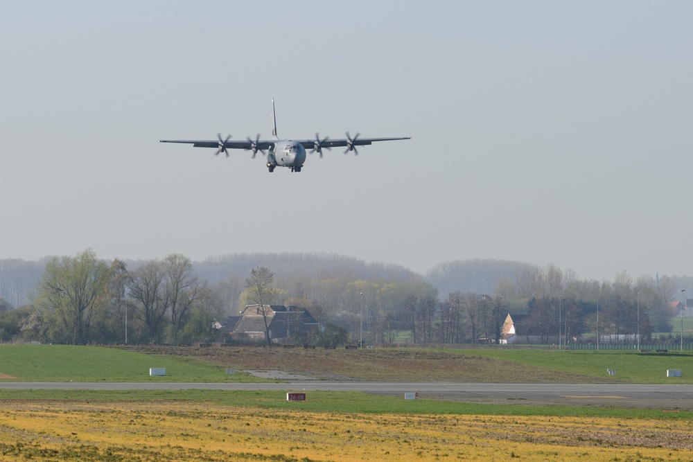 86th Airlift Wing Landing Zone operations on Chièvres Air Base